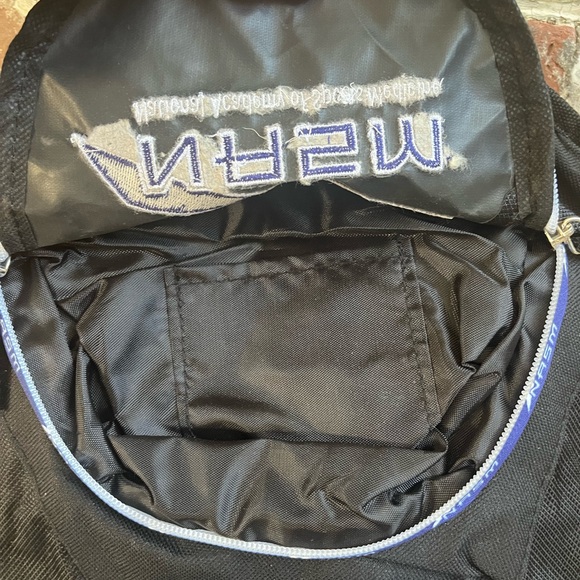 NASM Black & Blue Sporty Backpack with Padded Straps - Picture 3 of 7